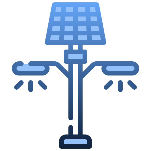 Residential solar plant